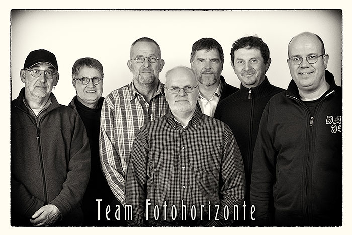 Team Fotohorizonte 2011: Holger Tange, Elke Meier, Hermann Timmann, Thomas Pfaff, Jörn Meier, Christian Rother, JP Schneider.